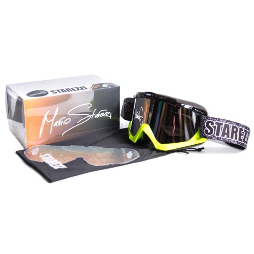 Очки STAREZZI GOGGLES MX BLACK FLUO YELLOW 156-704