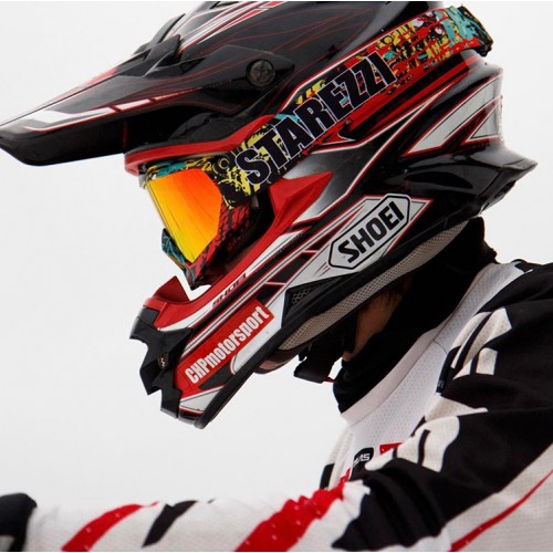Очки STAREZZI GOGGLES MX HAWAII RED 157-807