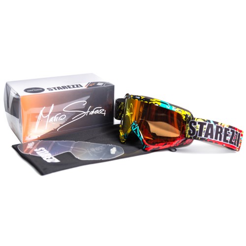 Очки STAREZZI GOGGLES MX HAWAII RED 157-807