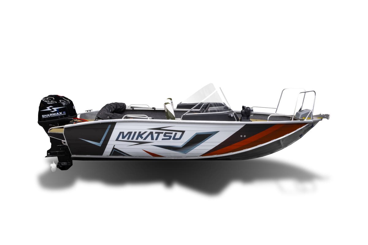 Комплект Алюминиевая лодка (катер) Mikatsu (Микатсу) 475 (Z43) Sport + мотор Hidea HDEF60FUEL-T EFI