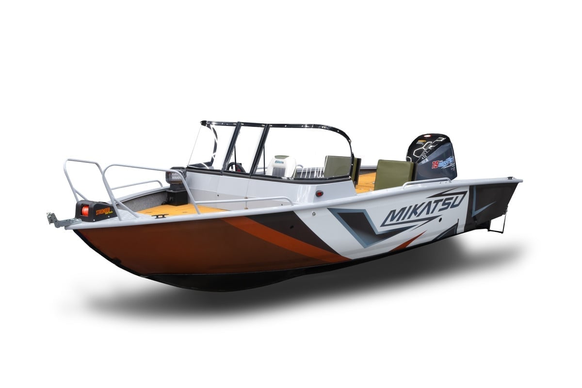 Комплект Алюминиевая лодка (катер) Mikatsu (Микатсу) 570 (Z43) Sport + мотор Yamaha F115BETL