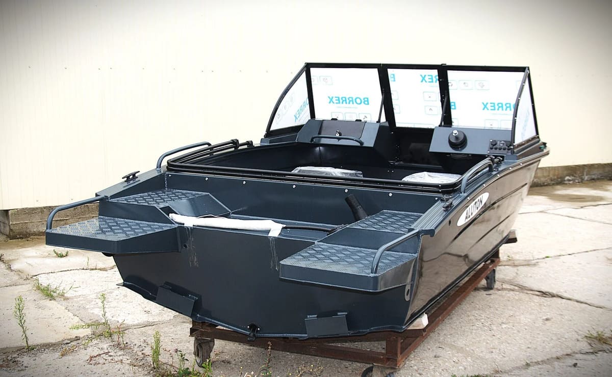 Катер-лодка алюминиевая ALUTON 430Fish